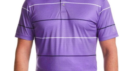 Men's Horizontal Stripe Polo